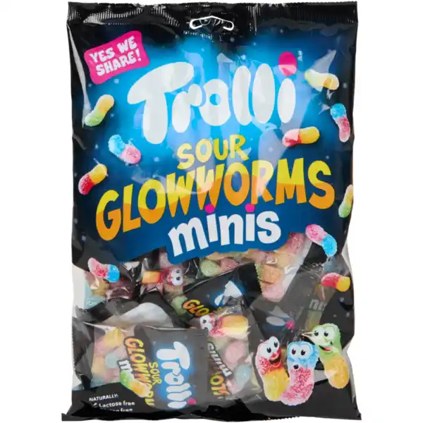 Bild 1 von Trolli Sours Mini-Glühwürmchen