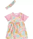 Bild 1 von Kleid + T-Shirt + Haarband, rosa