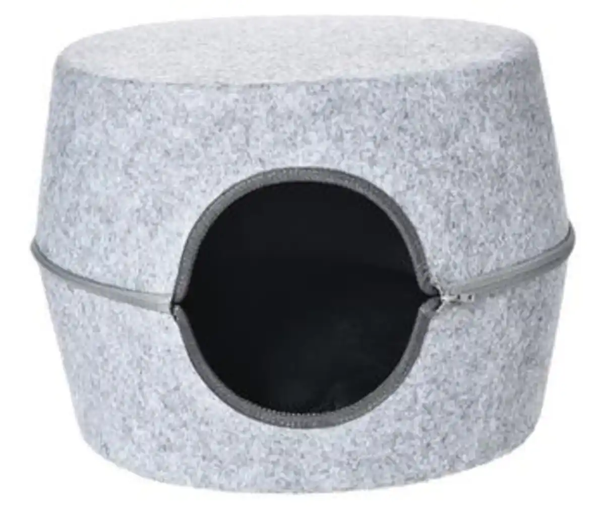 Bild 1 von Dehner Lieblinge Kuschelhöhle On The Top, grau, rund, ca. B40/H37,5/T45 cm