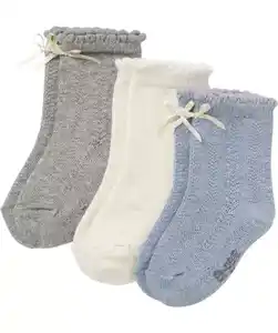 Socken mit Mäusezähnchen, blau