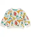 Bild 1 von Sweatshirt mit Tieren, offwhite bedruckt
