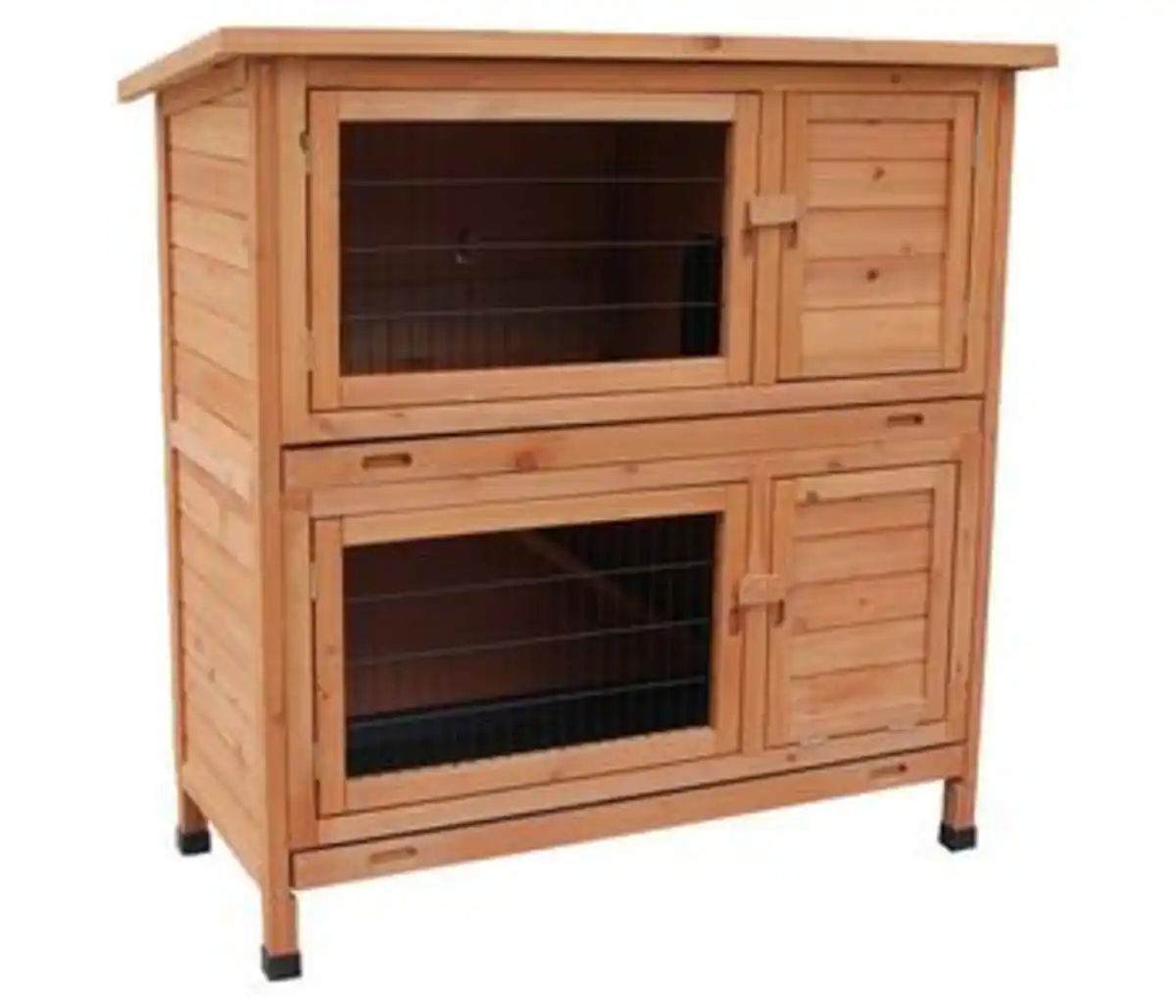 Bild 1 von Dehner Lieblinge Kaninchenstall Original mit Wärmedämmung, ca. B114/H116/T57 cm