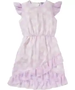 Kleid mit Blumenmuster, flieder