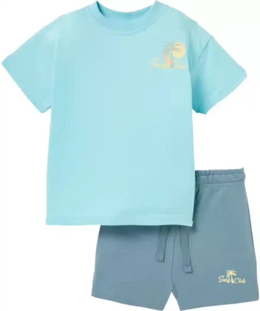 Bild 1 von T-Shirt + Shorts, türkis