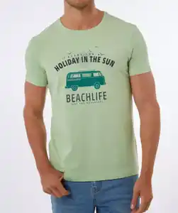 Sommerliches T-Shirt, grün