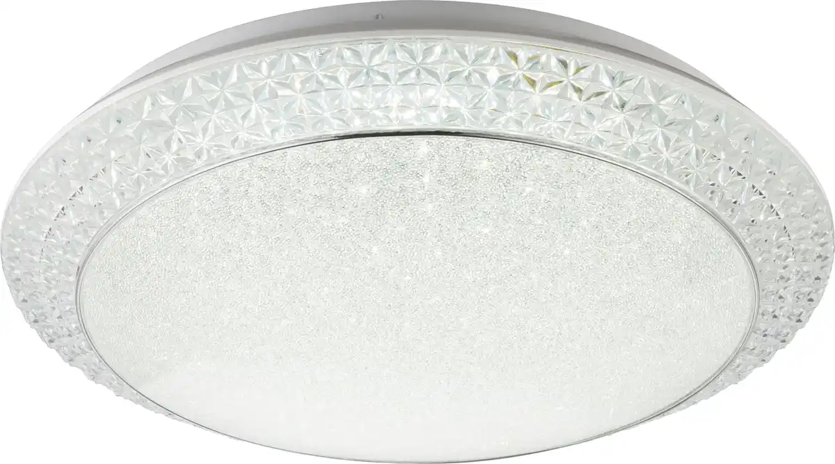 Bild 1 von LED-Deckenleuchte Ronja in Weiß max. 40 Watt Deckenlampe, Klar, Weiß