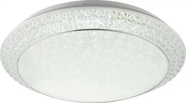 Bild 1 von LED-Deckenleuchte Ronja in Weiß max. 40 Watt Deckenlampe, Klar, Weiß