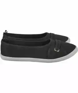 Slip-ons, schwarz