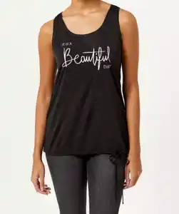 Tanktop mit Schriftzug, schwarz