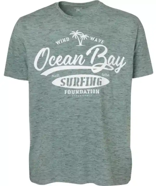 Bild 1 von T-Shirt mit Print, dunkelgrün