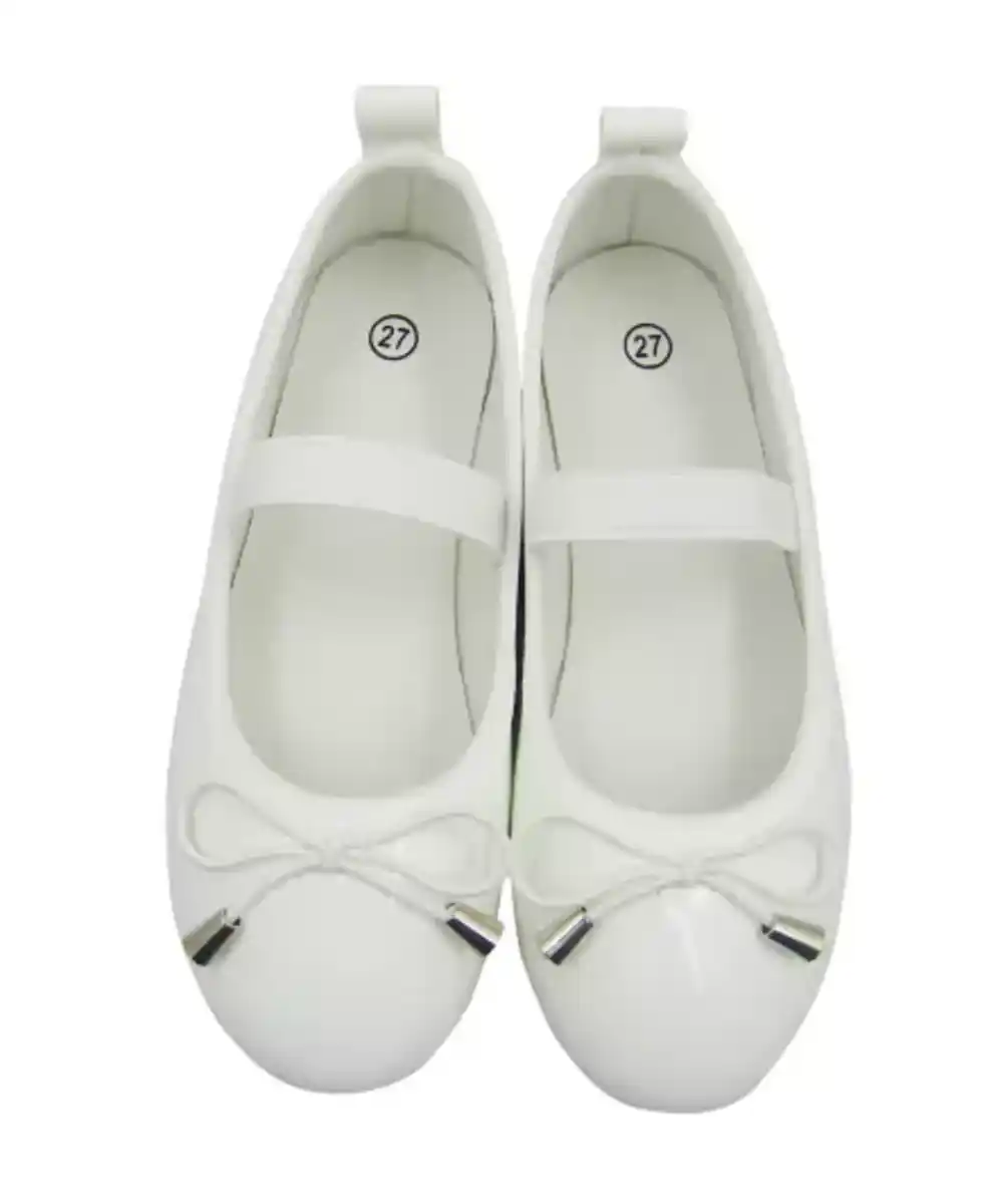 Bild 1 von Lack-Ballerinas, weiß