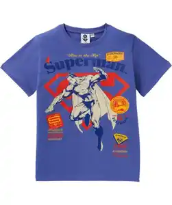 Superman T-Shirt, blau