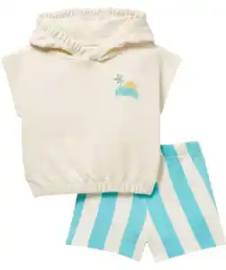 Sweatshirt + Shorts, offwhite