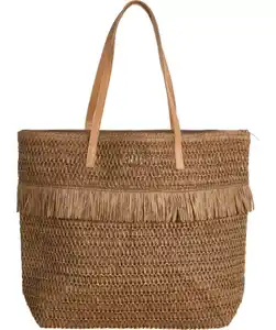 Strohtasche, braun