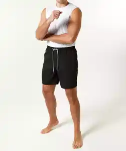 Strand-Shorts, schwarz