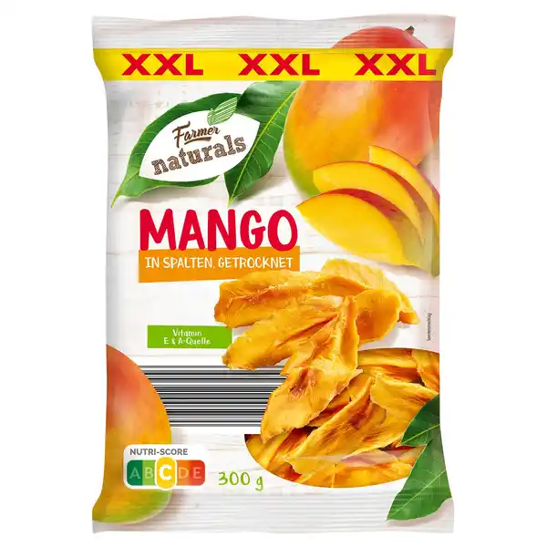 Bild 1 von FARMER NATURALS XXL Mangospalten getrocknet 300 g