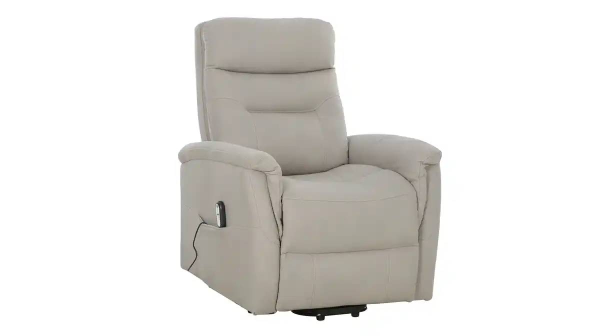 Bild 1 von Fernsehsessel grau Microfaser mit Motor und Aufstehhilfe - MAILO