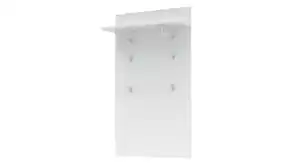 Wandgarderobe Paneel weiß 80 x 138 cm - SANTORIN