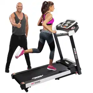 Miweba Sports Laufband Home Track HT1000F, klappbar, mit Steigung, 1-16km/h, Quick-Speed, Safety-Key (Schwarz)