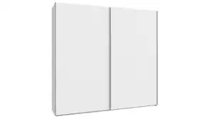 Schwebetürenschrank weiß 220 cm 2-türig - SCHACHMATT