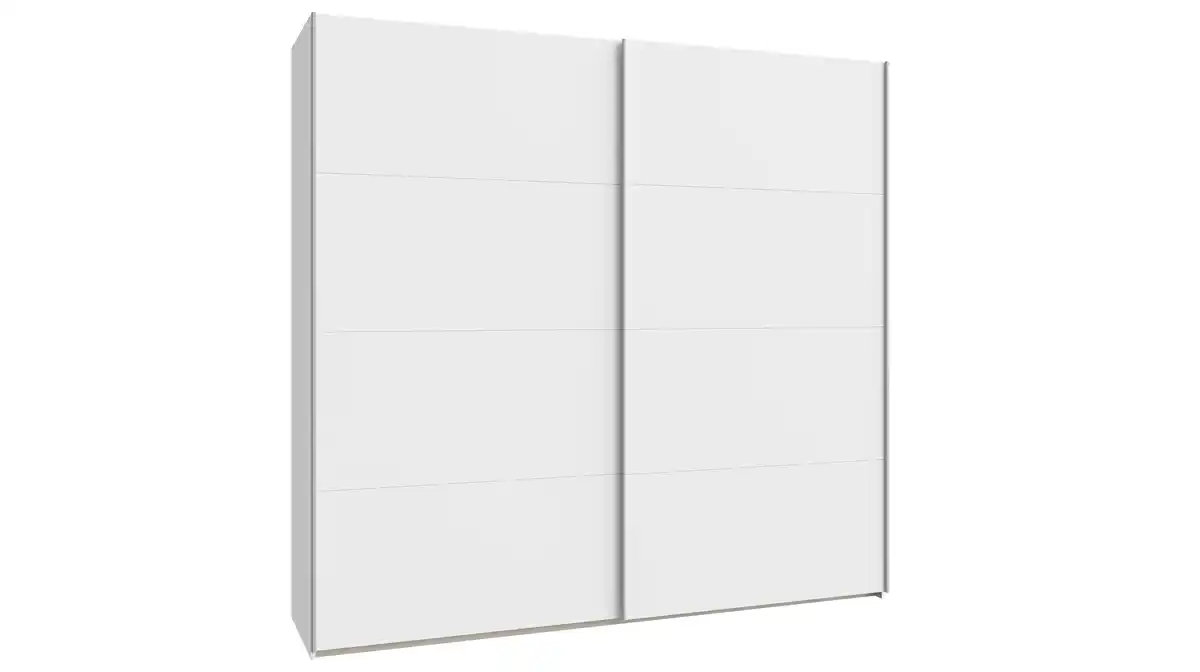 Bild 1 von Schwebetürenschrank weiß 220 cm 2-türig - SCHACHMATT