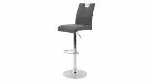 Barhocker Vintage anthrazit höhenverstellbar - MIRANDA