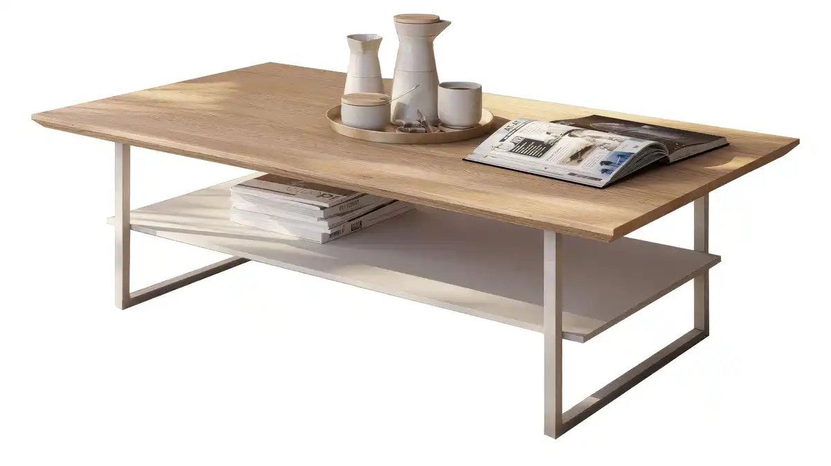 Bild 1 von Couchtisch Eiche teilmassiv geölt 115 x 65 cm - KAI