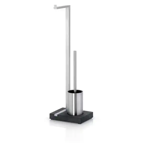 Bild 1 von Blomus Toilettenpapierhalter, Metall, Kunststoff, Stein, 15x64.5x20 cm, Badezimmer, WC Ausstattung, Toilettenpapierhalter