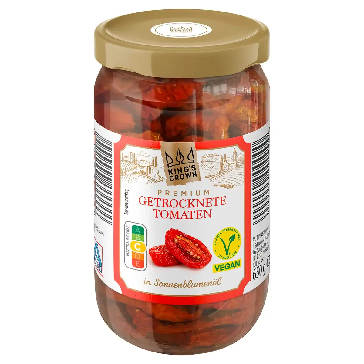 Bild 1 von KING'S CROWN XXL Antipasti 650 g, Sonnengetrocknete Tomaten
