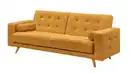 Bild 1 von Einzelsofa 3-Sitzer gelb Schlaffunktion Bettkasten 230 cm - TRANDAL