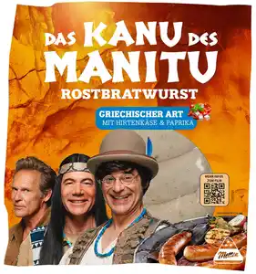 KANU DES MANITU Rostbratwurst oder Schinkenkrakauer, 5 St. = 450-g-Packg.