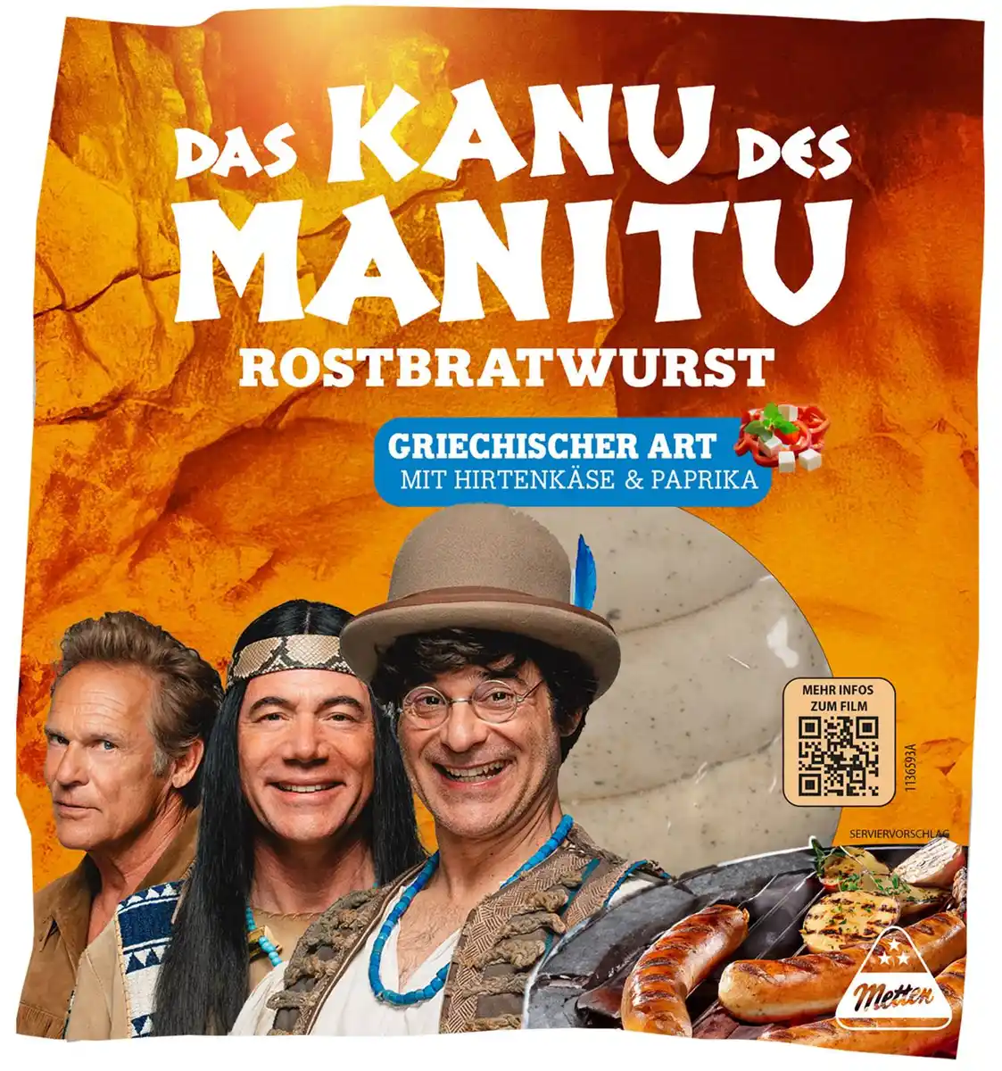 Bild 1 von KANU DES MANITU Rostbratwurst oder Schinkenkrakauer, 5 St. = 450-g-Packg.
