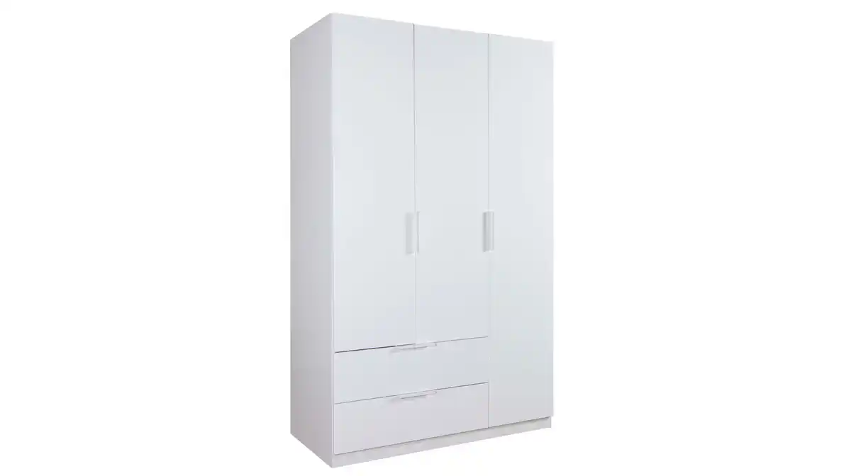 Bild 1 von Kleiderschrank weiß hochglanz - Schubladen - 119 cm - ESPRESSO