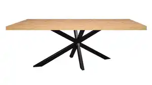 Esstisch 210 x 100 cm Asteiche Holzdekor - TAVOLO