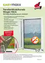 Bild 2 von EASYmaxx Moskitonetz 150x130cm schwarz für Fenster mit Magnetbefestigung