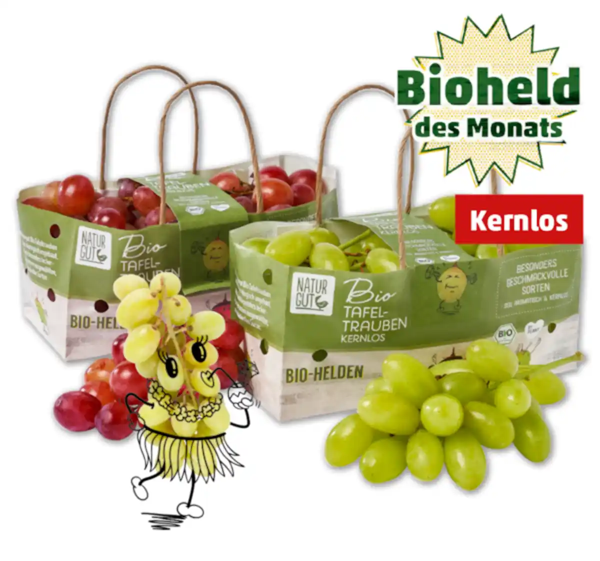 Bild 1 von NATURGUT Bio-Tafeltrauben