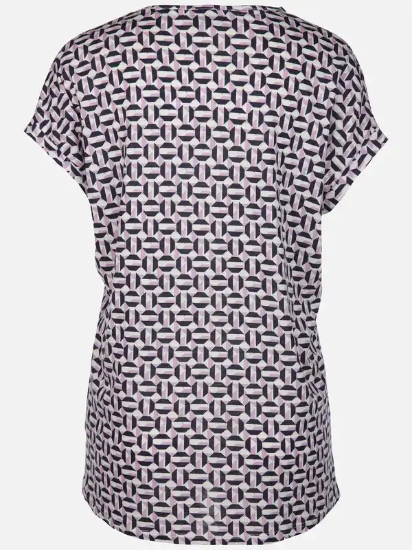 Bild 2 von Damen Shirt mit Alloverprint Lila