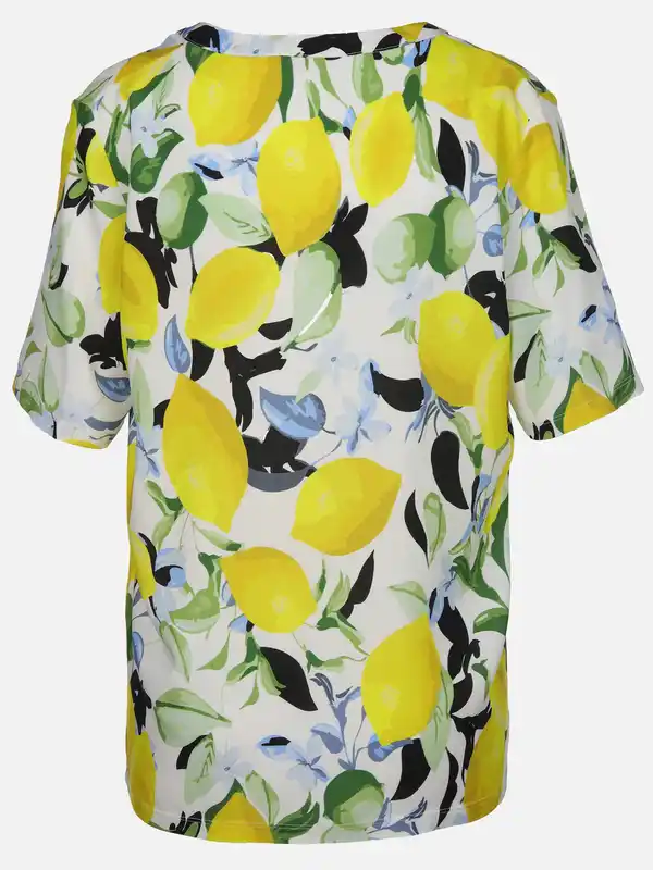 Bild 2 von Damen Blusenshirt mit Zitronenprint Gelb