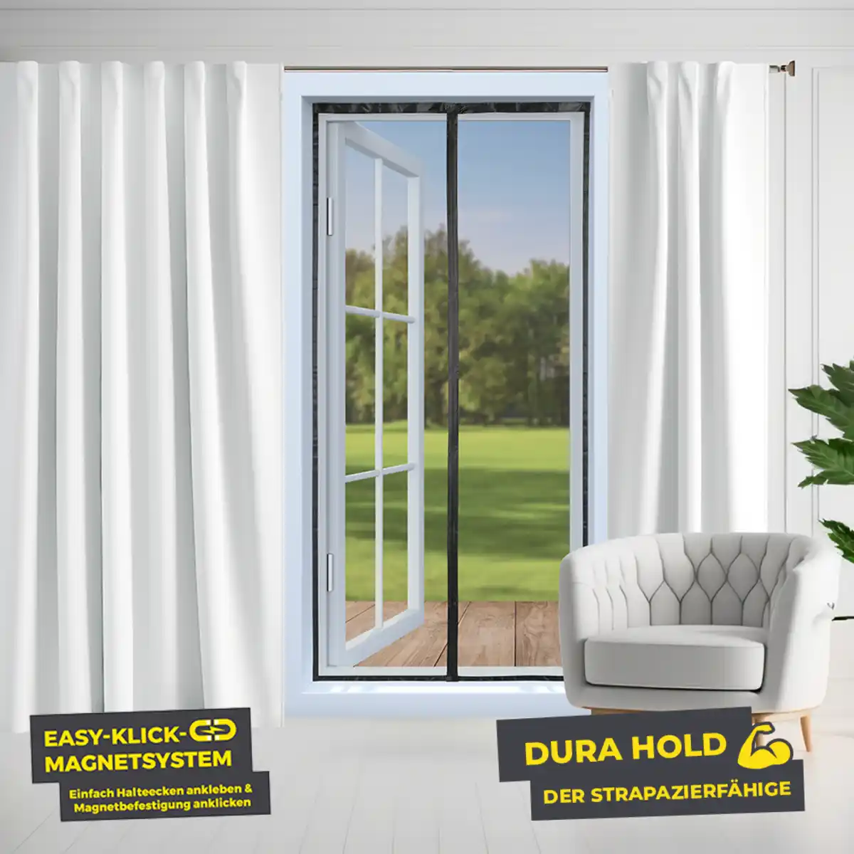 Bild 1 von Insektenschutz-Vorhang für Türen