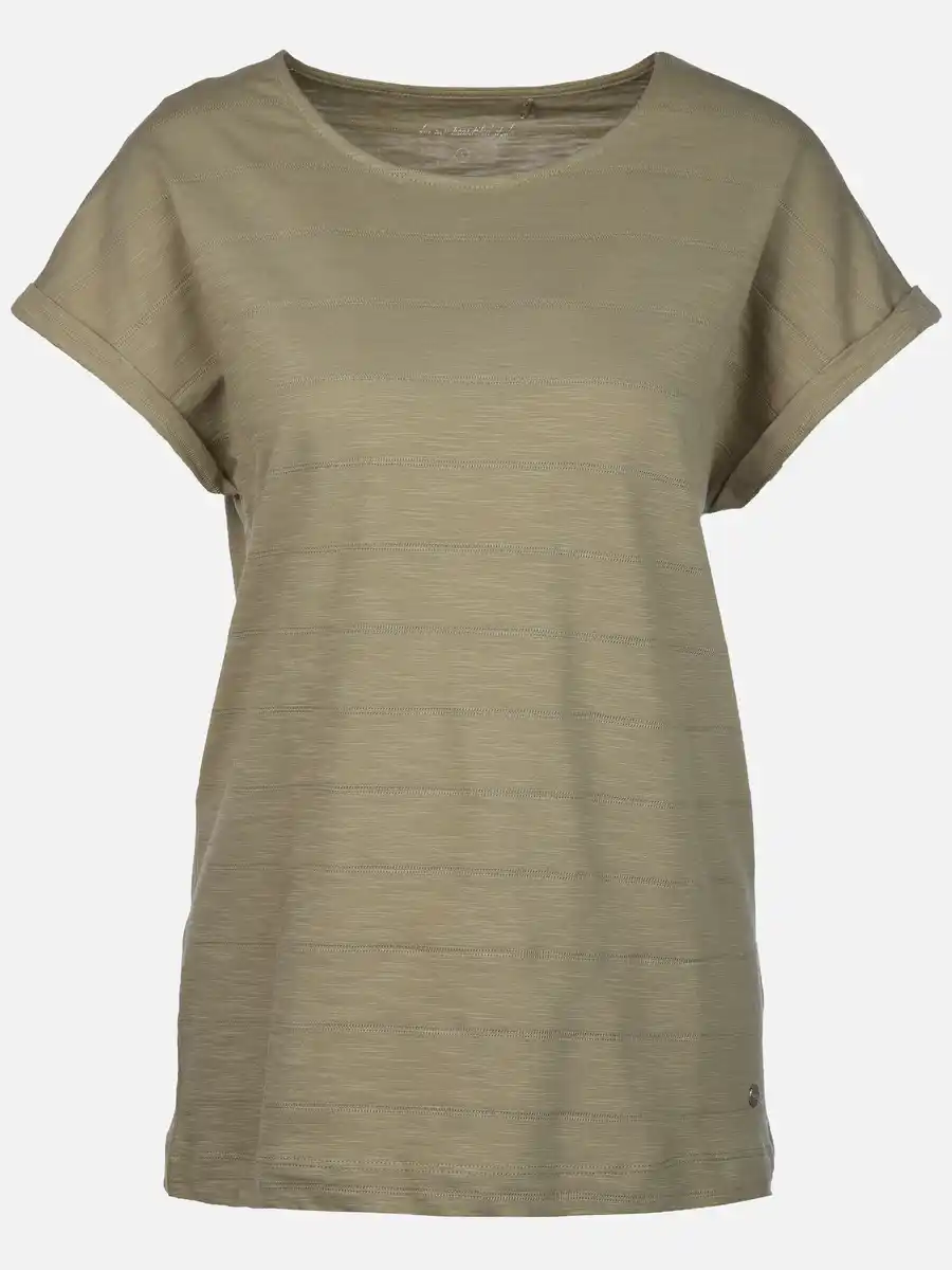 Bild 1 von Damen Struktur Shirt Oliv