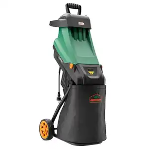 Häcksler 2400 Watt mit zwei 50L Fangbeuteln