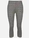 Bild 1 von Damen Capri Leggings mit Alloverprint Schwarz