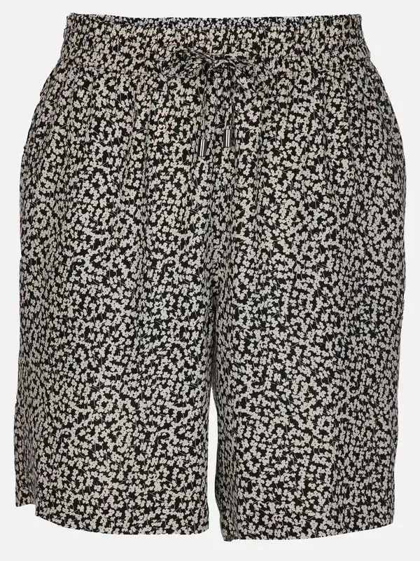 Bild 1 von Damen Shorts mit Alloverprint Weiß