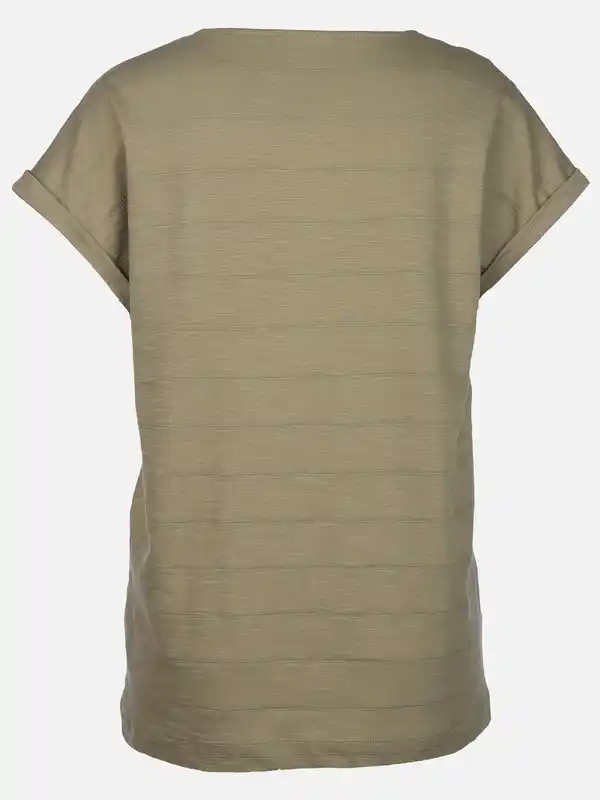 Bild 2 von Damen Struktur Shirt Oliv