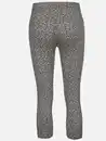 Bild 2 von Damen Capri Leggings mit Alloverprint Schwarz