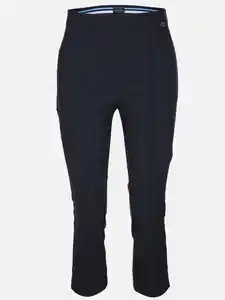 Damen Caprihose mit Elastikbund Marine