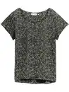 Bild 1 von Damen T-Shirt meliert Schwarz