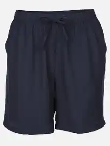 Damen Shorts in Crinkle Optik Marine