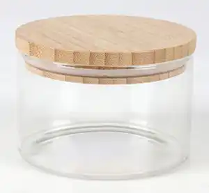 Vorratsglas 550ml mit Bambusdeckel