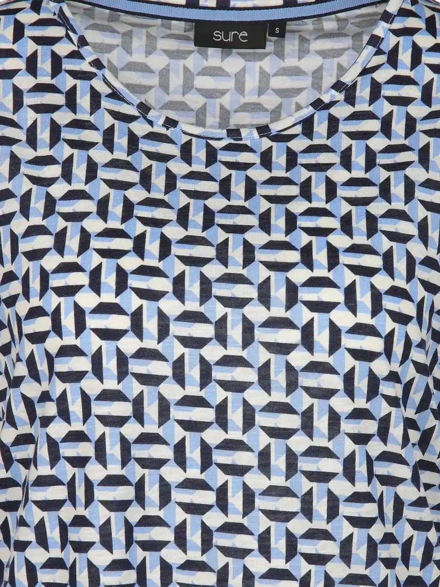 Bild 3 von Damen Shirt mit Alloverprint Marine